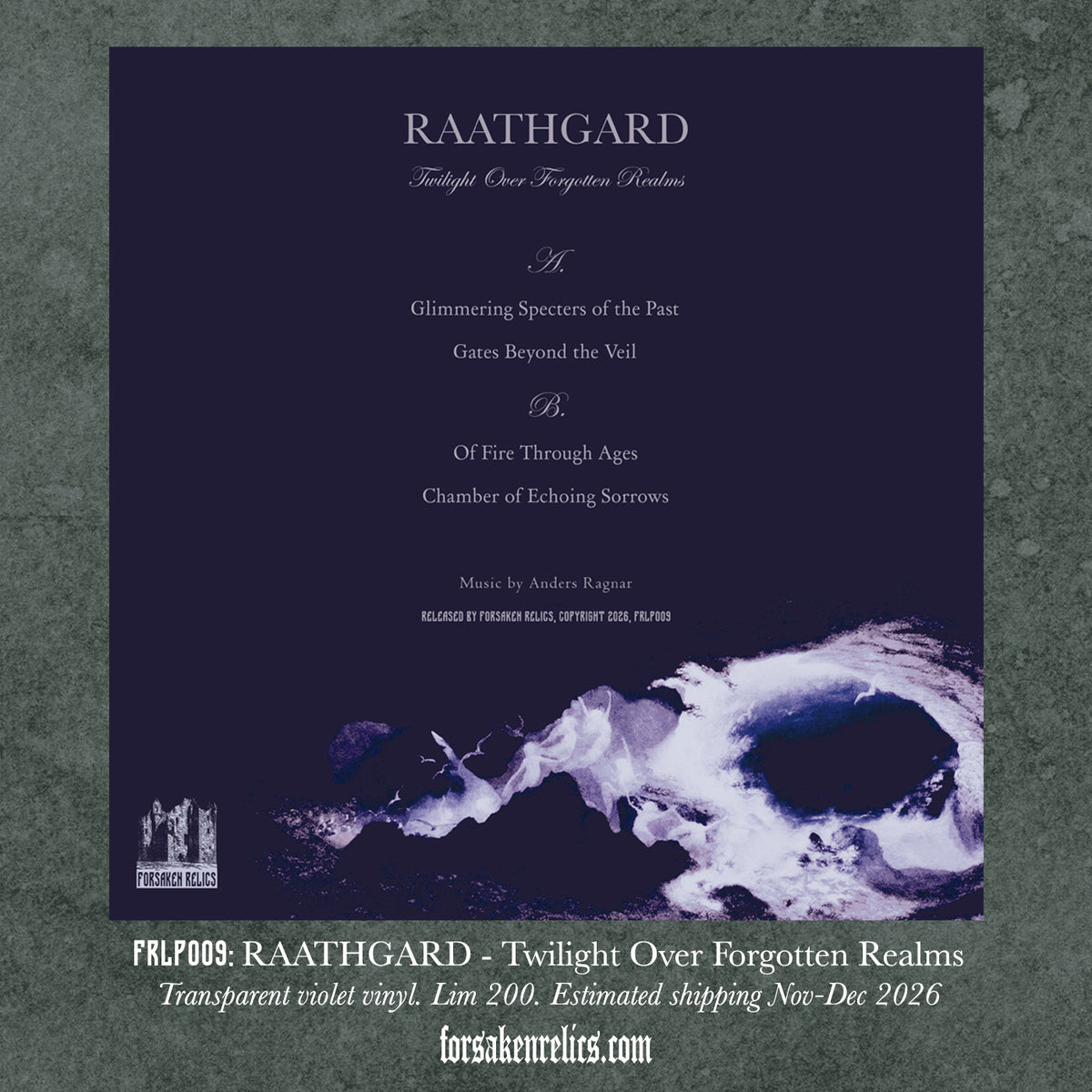Raathgard - Twilight Over Forgotten Realms Violet Vinyl LP *PREORDER*
