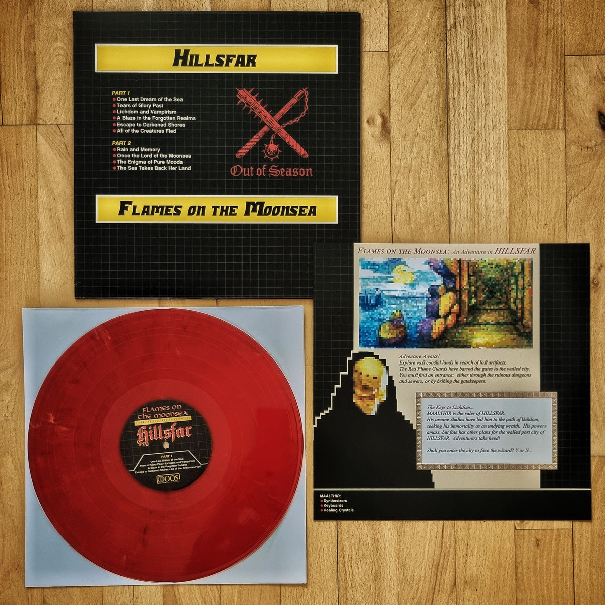 Hillsfar - Flames on the Moonsea Red Vinyl LP